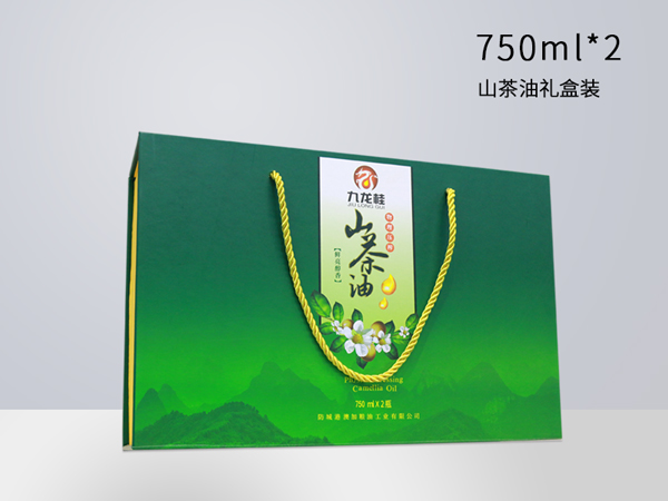 九龙桂山茶油750ml礼盒