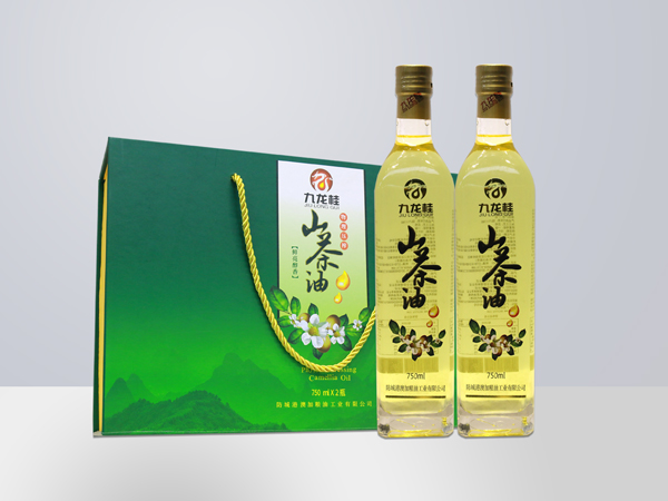 九龙桂山茶油750ml*2礼盒装